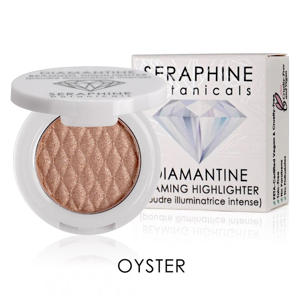 Seraphine Botanicals Diamantine Beaming Highlighter Shade Oyster